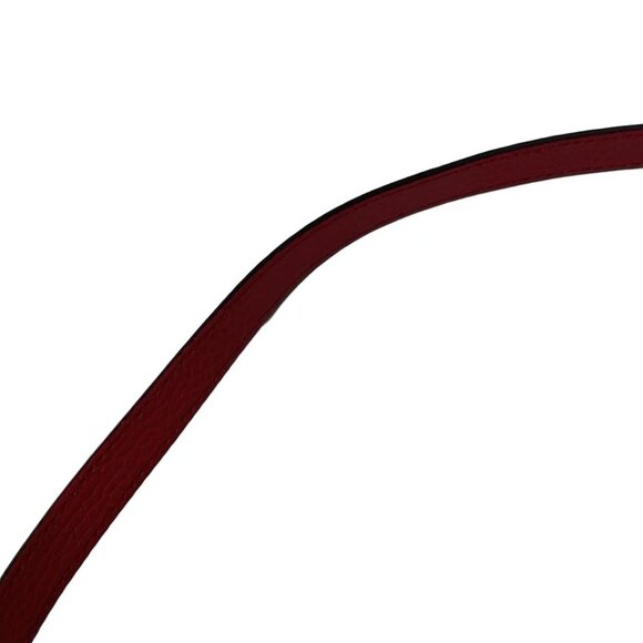 GUCCI Bree Beige Brown Red Jacquard Leather - Shoulder Bag 631-051525 - Picture 7 of 9